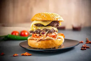 Double cheeseburger