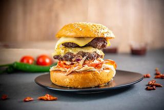 Double cheeseburger
