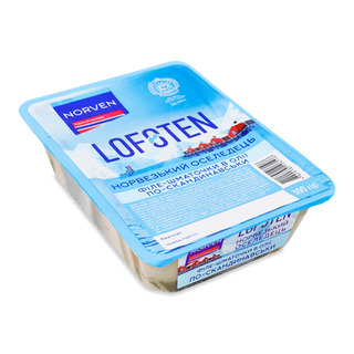 Оселедець Norven по-скандинавськи шматочки філе в олії (300г)