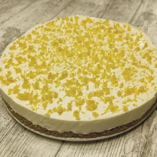 Tarta de limón con galletas