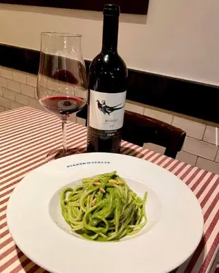 Espaguetis Pesto