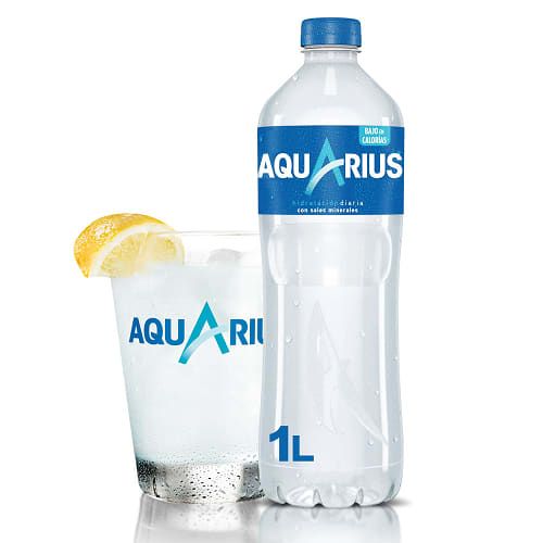 Aquarius Limón botella 1L.