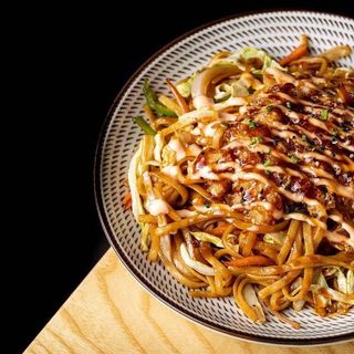 tallarines con pollo