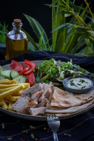 Plat Chawarma Poulet
