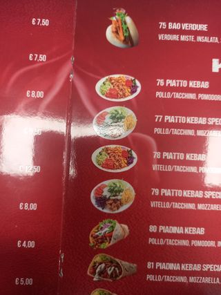 91 Piatto kebab Burata