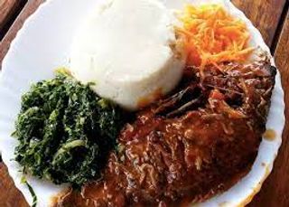 Fish with Sima & Greens