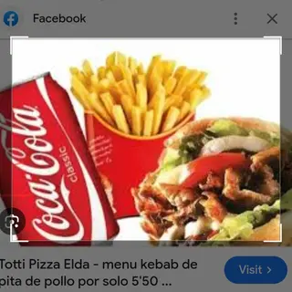 2. Menú Pita Kebab