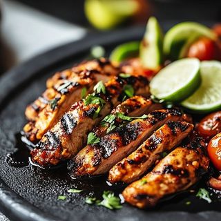 Steak poulet grillé 