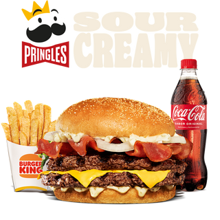 Menú Pringles Sour Creamy Doble Carne Grande
