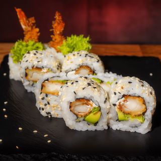 Uramaki krewetka w tempurze 8szt