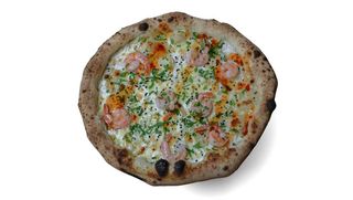 Pizza Gamberi in Bianco