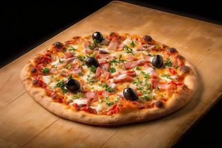 Pizza Media Camponesa com Sprite 330ml