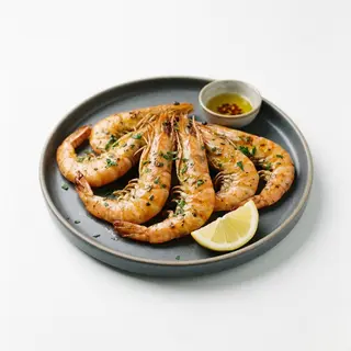 Entrantes De Langostinos A La Plancha