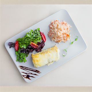 Судак под сырной шапкой