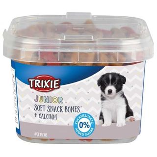 Trixie Junior Soft Snack Bones - ласощі для цуценят, з кальцієм, 140 гр