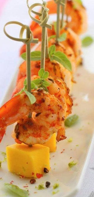 Gamberi con Mango