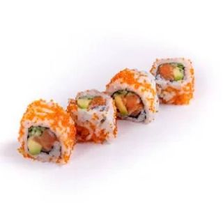 Uramaki Salmón Con Mango Y Queso (4 Pzs.)