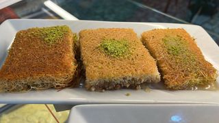 Kadayıf con pistacchio