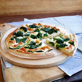 Pizza ricotta spinaci