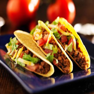 Taco de ternera gratinado