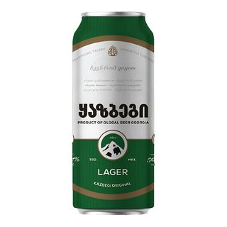 ლუდი ყაზბეგი ლაგერი 0,5ლ