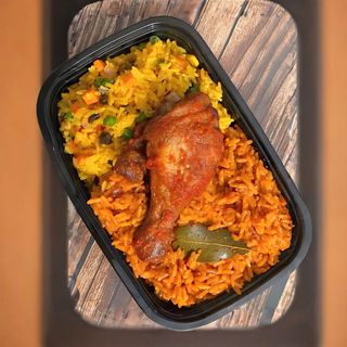 Fried or Jollof Rice Combo