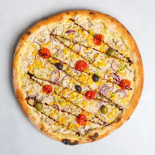Humus pizza 