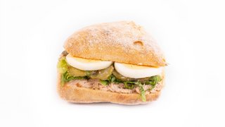 Ciabatta tuńczyk jajko