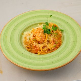 Gamberetti e zucchini