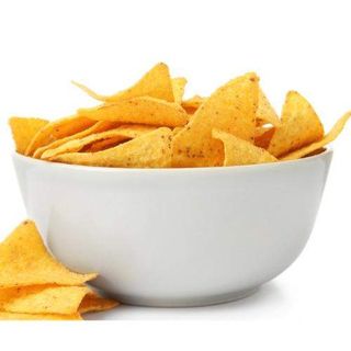 Nachos Simples Con Cheddar