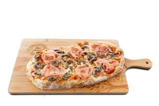 PINSA PROSCIUTTO E FUNGHI