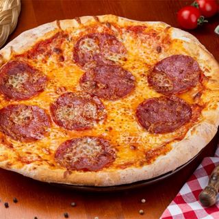 Pizza Quattro Formaggi cu Chorizo