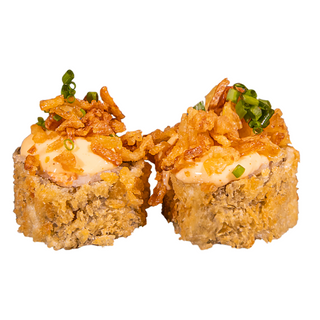 Hot Roll Salmão Crispy (8 peças)