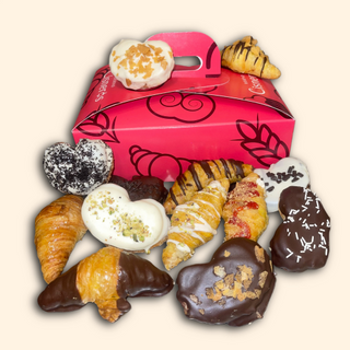 Surtido Mixto Palmeritas, Mini Croissants  y Briochitos Caja 16 Uds