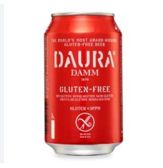 Cerveza Daura sin gluten (33 cl.)