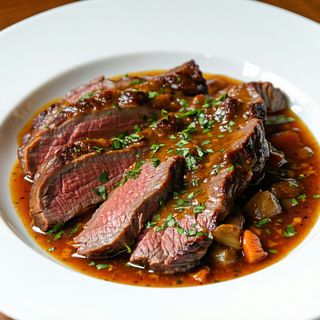 Задушен език в масло