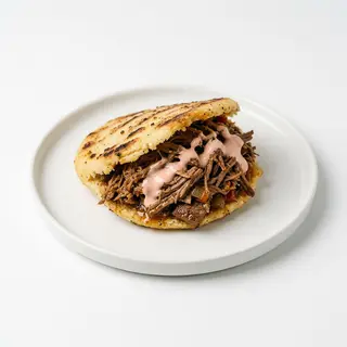 Arepa Con Carne (1 Ud.)