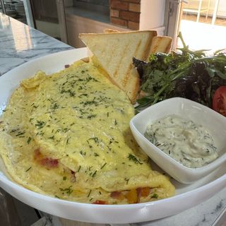 Омлет с овощами 