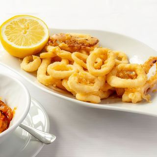 Calamar de potera  a la Andaluza