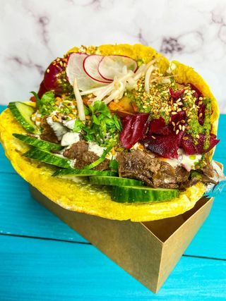 Bułka Kaczka BBQ Teriyaki  (XL)