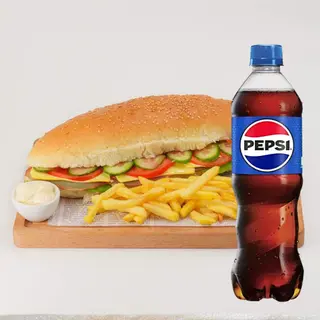 Sendvič pečenica + Pepsi 0.5l