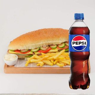 Sendvič pečenica + Pepsi 0.5l