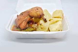 Igname Grillé Au Dindon