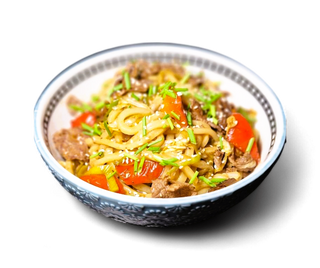 Beef & Pepper Udon