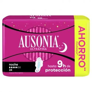 Compresas Con Alas Noche Ausonia 24 Ud.