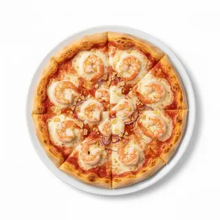 Pizza De Gambas 28 Cm.