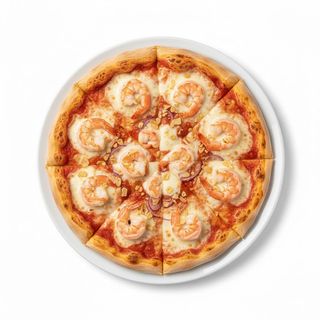 Pizza De Gambas 28 Cm.