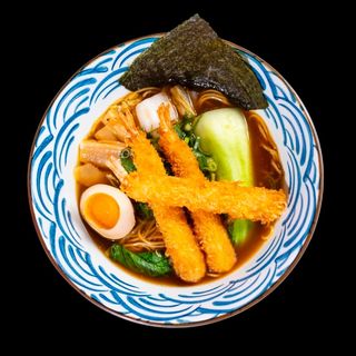 R13. Ebi Furay Shoyu Ramen