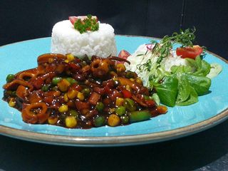 Teriyaki lignje *posno