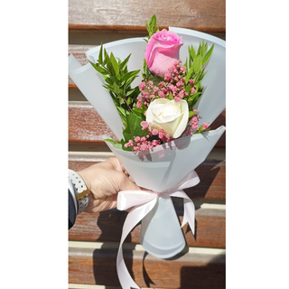 Bouquet Le Rose Et Blanc